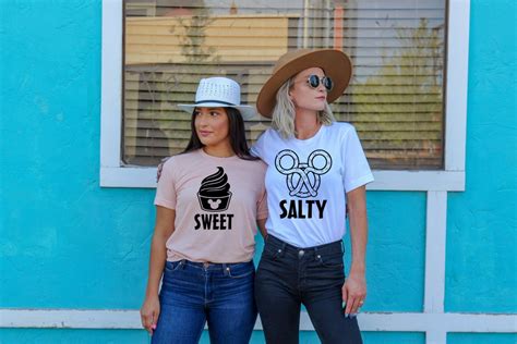 Sweet And Salty Shirts Disney Shirts Disney Best Friends Etsy