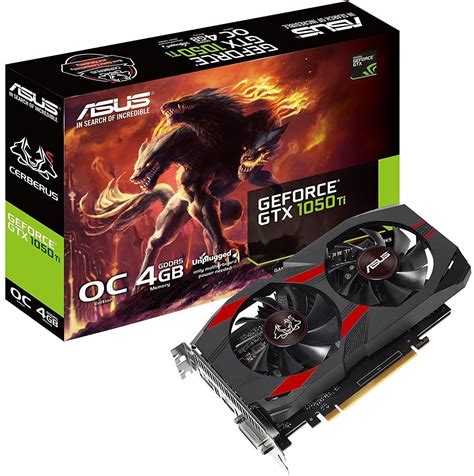 Asus Geforce Gtx 1050 Ti Cerberus Oc 4gb 90yv0a74 M0na00 Karta