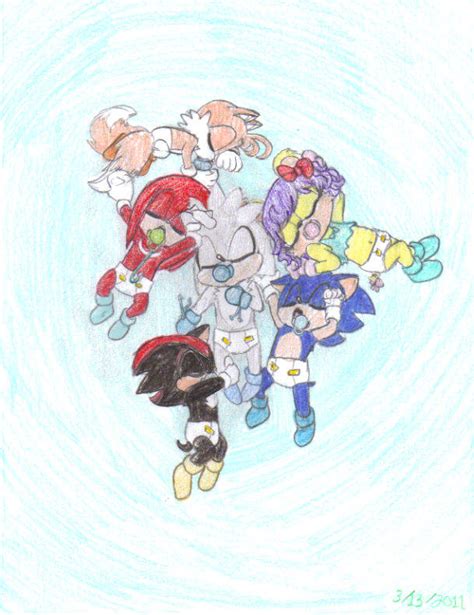 Group Sonic Babies By Carurisa On Deviantart