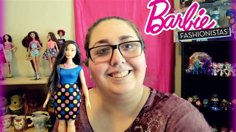 Barbie Fashionistas Doll Review Curvy 51 Polka Dot Fun Unboxing Youtube