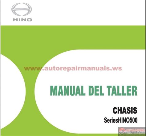 File size 216 mb pdf document. Hino Series 500 Workshop Manual | Auto Repair Manual Forum ...