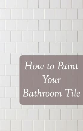 Use paint specifically for floor tile to begin stenciling as you would any stencil using either a stencil brush or a small foam roller. How to Paint Your Bathroom Tile
