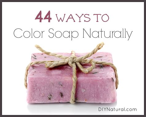Natural Soap Colorants 44 Ways To Color Your Homemade Soap Naturally