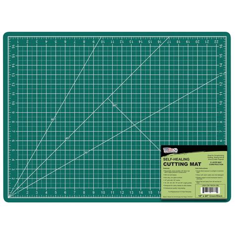 18 X 24 Greenblack Self Healing 5 Ply Double Sided Durable Pvc