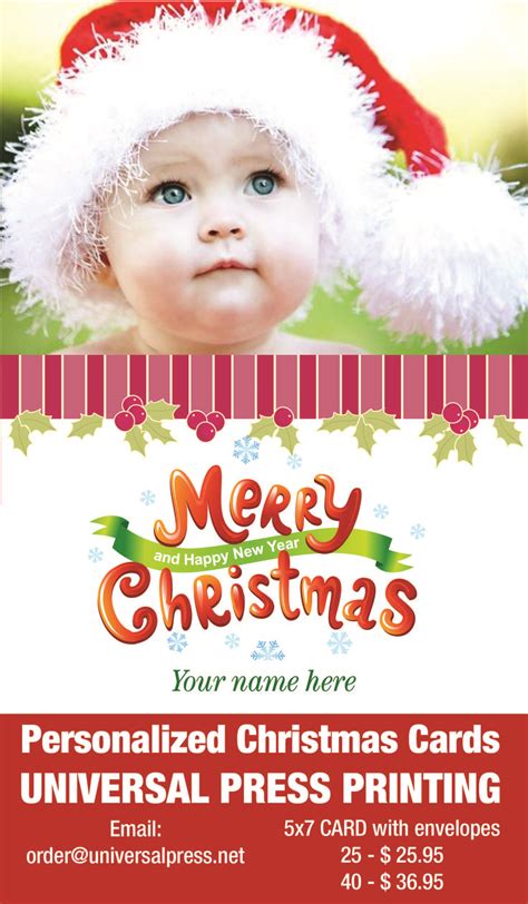Photo Christmas Cards Designed And Printed By Universal Press Learn