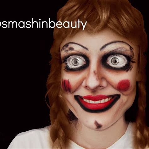 Anabelle Make Up Halloween Decorate Doll Makeup Halloween