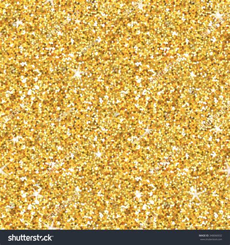 Vektor Stok Golden Glitter Background Seamless Pattern Vector Tanpa