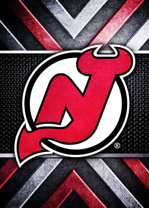 New Jersey Devils Logo Art Digital Art By William Ng Pixels