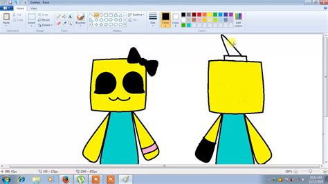 Robloxpaint Art By Roxy Noobs Fall In Love Part 1 Youtube