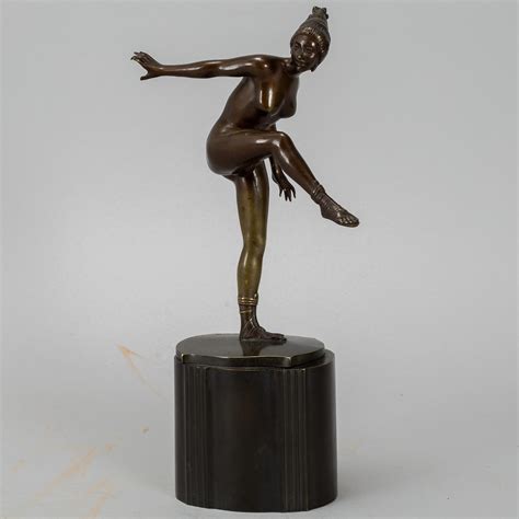 Wilhelm Warmuth Sculpture Bronze Signed W Warmuth And Dated 1919
