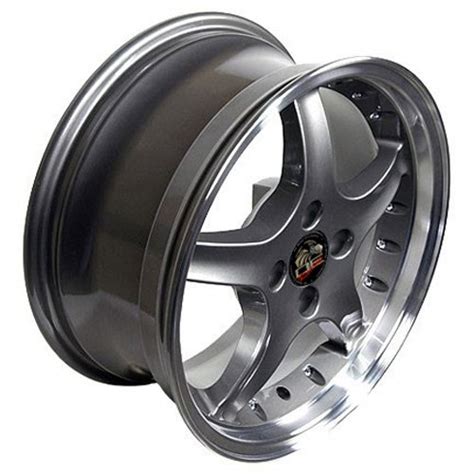 17 Fits Ford Mustang 4 Lug Cobra R Wheel Anthracite 17x8 Mustang