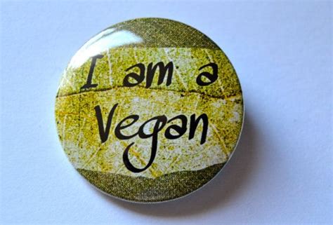 Vegan Animal Activist Quote Pinback Button Vegetarian Badge Etsy