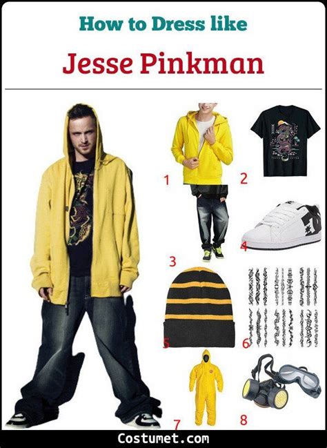 Jesse Pinkman Breaking Bad Costume For Cosplay And Halloween 2023