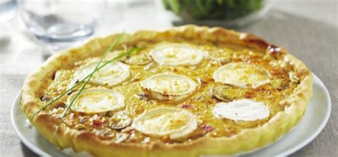 Quiche lorraine au chèvre