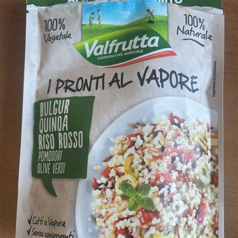 Valfrutta I Pronti Al Vapore Bulgur Quinoa Riso Rosso Review Abillion