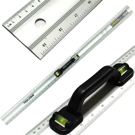 1 Metre Long Metal Cutting Ruler Handle 40 Measure Carpenterschool
