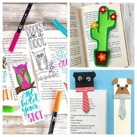 Easy DIY Bookmark Ideas Easy Paper Craft CreativeFari