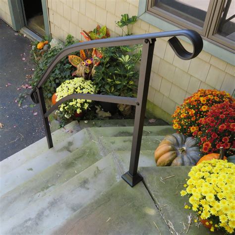 We use a variety of metal materials such as wrought iron, galvanized. InstantRail 5-Step Adjustable Handrail (For Concrete Steps ...