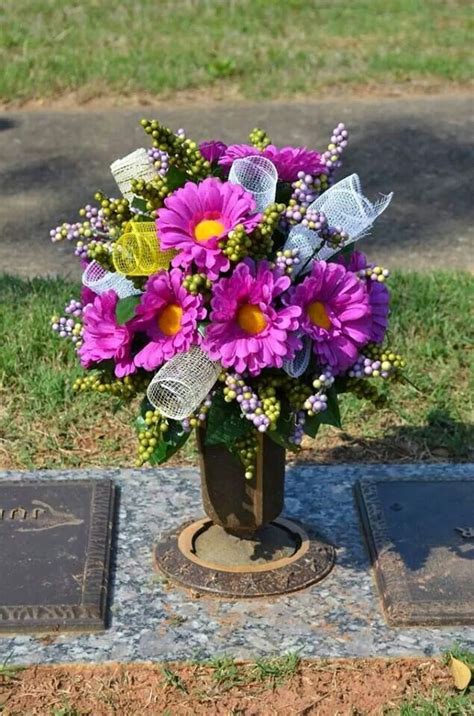 Diy easter cemetery vase using artificial flowers. Artificial Flowers Uk For Graves - Home Decorating Ideas ...