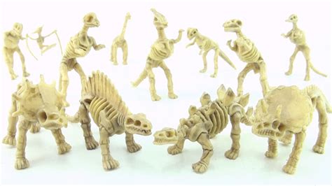 1922 dinosaur bones 3d models. 12 dinosaur skeletons - Toy fossil dinosaurs bones ...