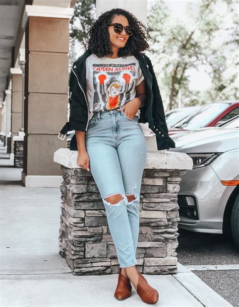 3 chic ways to style mom jeans sequins and sales ripped mom jeans jeans outfit spring mom