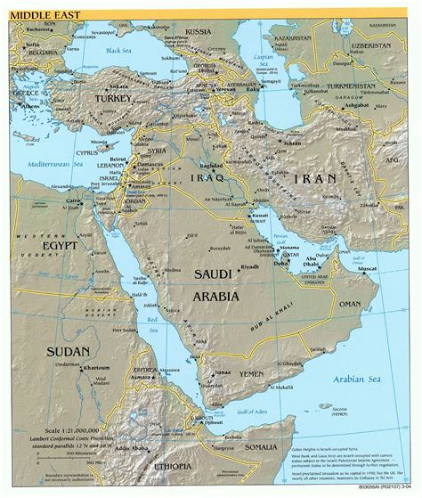 Create your own custom map of the middle east. Middle East Maps - Perry-Castañeda Map Collection - UT ...
