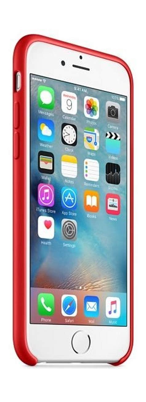 Apple Iphone 6s Plus Silicone Case Mkxm2zm A Red Price In Kuwait Xcite