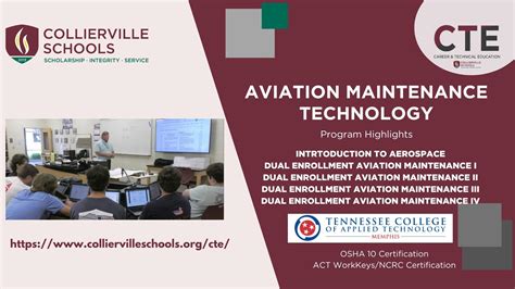 Aviation Maintenance Technology Ctebusiness Collierville High School
