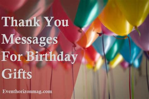 50 Thank You Messages For Birthday Ts Eventhorizonmag