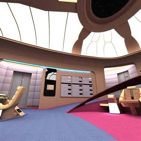 3d Interiors Of Enterprise D Fan Trek Trek Star Trek Starship