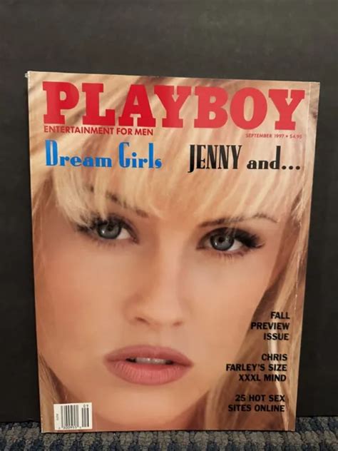Playboy Magazine September 1997 Jenny Mccarthy And Pamela Anderson Very