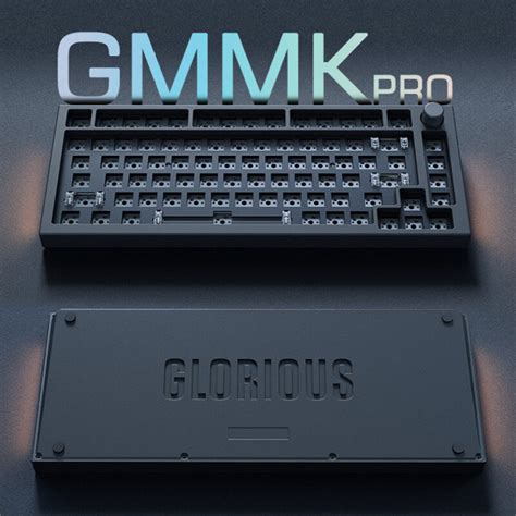 Glorious GMMK Pro Hot Swappable Keyboard Kit CNC Aluminum Alloy DIY Customized RGB Barebones