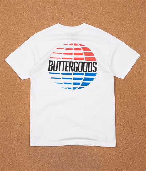 Butter Goods Multi National Logo T Shirt White Flatspot