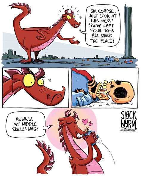 Slack Wyrm Dragon Comic Funny Dragon Video Games Funny Funny Games Fun Comics Manga