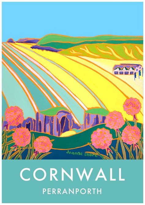 Perranporth Beach Art Prints Of Cornwall By Cornish Artist Joanne