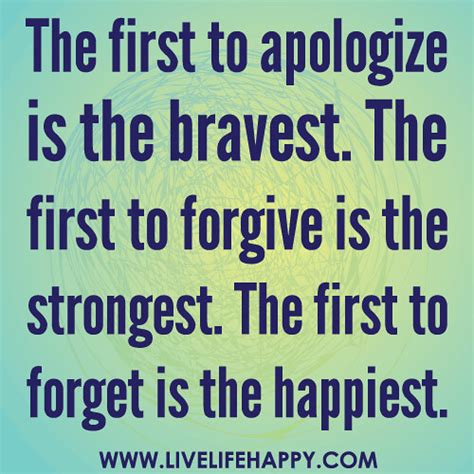 The First To Apologize The First To Apologize Is The Brave Flickr