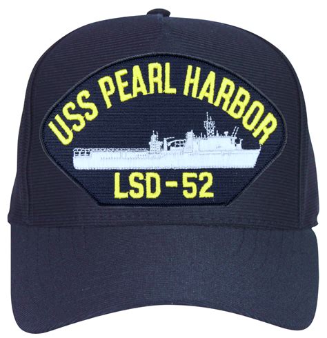 Uss Pearl Harbor Lsd 52 Ships Custom Embroidered Ball Cap