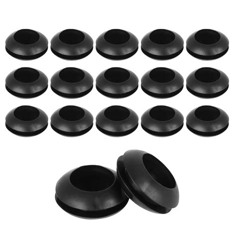 250pcs 10mm Rubber Grommet Double Side O Ring Electric Cable Protector