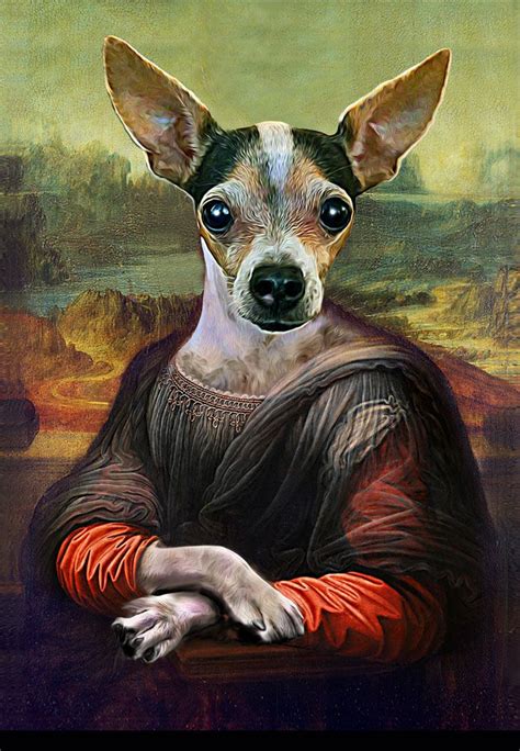 Want to discover art related to custom_pet_portraits? Mona Lisa - Pet Portrait - Custom Renaissance Pet Dog/Cat ...