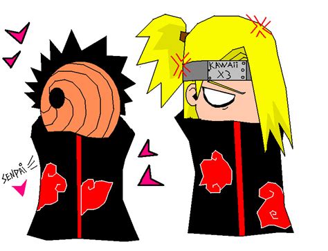 Tobi And Deidara Chibi By Shino Love Bug248 On Deviantart