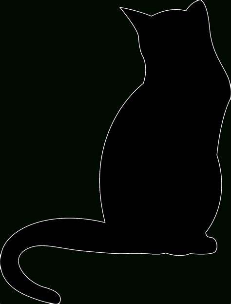 pindzieciaki w domu on kot grafiki i szablony cat silhouette free printable cat silhouette