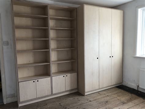We did not find results for: We built a bespoke birch plywood wardrobe with shelving ...