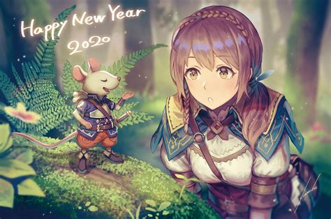 45 Happy New Year 2020 Anime Girl Wallpapers On