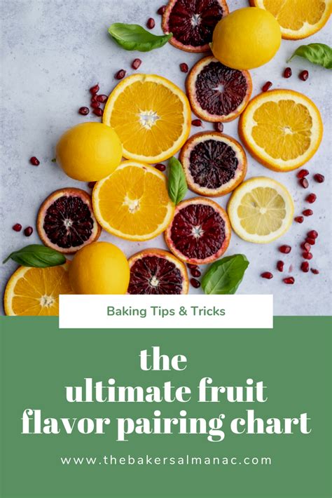 The Ultimate Fruit Flavor Pairing Chart Fruit Combinations Fruit