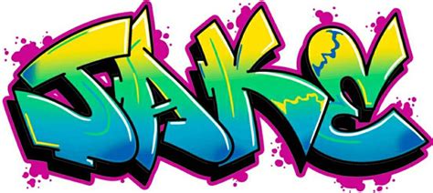Jake Graffiti Decal Sticker Etsy