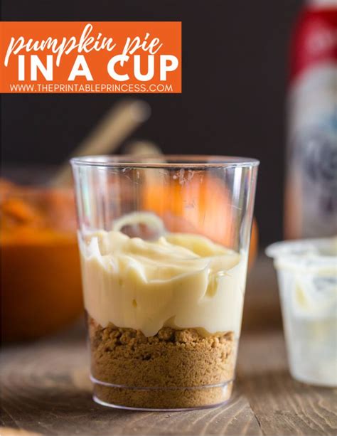 No-Bake Pumpkin Pie in a Cup | Pumpkin pie, Healthy snacks to buy