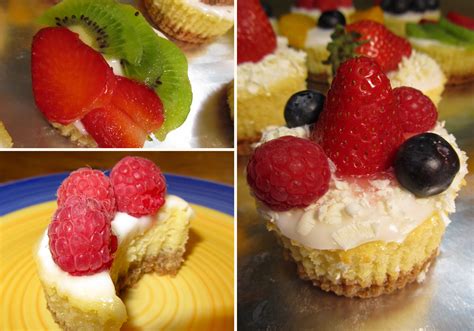 Mini Summer Fruit Cheesecakes Recipe 12 Cakes