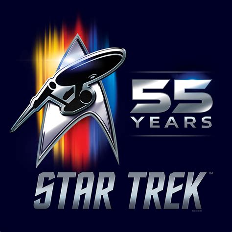 The Trek Collective Star Trek 55th Anniversary Logo
