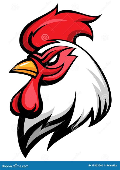 Angry Rooster Stock Vector Illustration Of Wild Angry 39863566