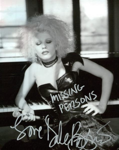 dale bozzio signed 8x10 photo inscribed missing persons pa loa pristine auction